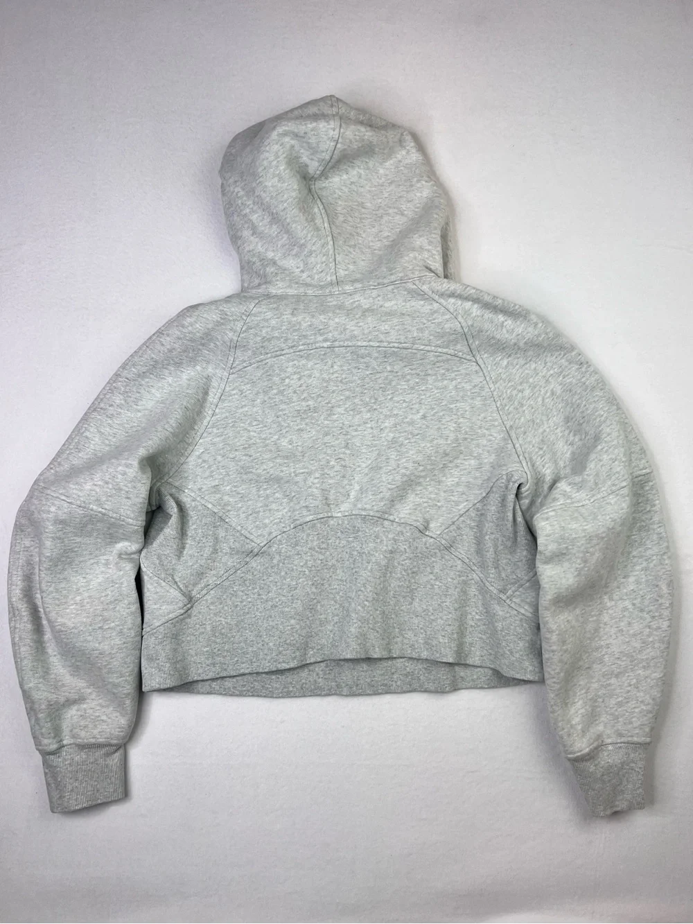 Lululemon Scuba Oversized Hoodie Heather Gray Half Zip Fleece Pullover XS/S